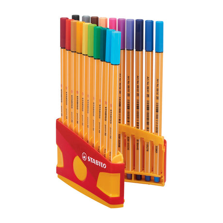 Stabilo point 88 - fineliner - colorparade - set da 20 pezzi