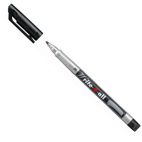 Stabilo write-4-all - pennarello indelebile - medio - nero
