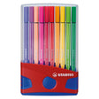 Stabilo pen 68 - pennarello - colorparade - set da 20 pezzi - rosso
