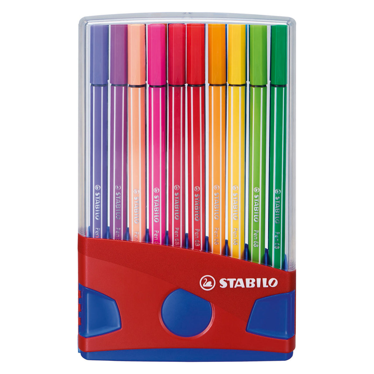 Stabilo pen 68 - pennarello - colorparade - set da 20 pezzi - rosso