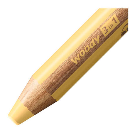 Stabilo Woody 3 in 1 - matita colorata multitalento - giallo pastello