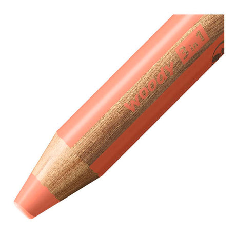 Stabilo woody 3 in 1 - matita multitalento - rosso pastello
