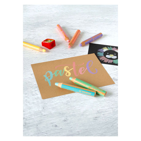 Stabilo woody 3 in 1 - matita colorata multitalento - lilla pastello