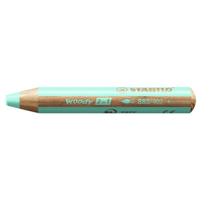 Stabilo Woody 3 in 1 - matita colorata multitalento - blu pastello
