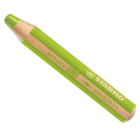 Stabilo Woody 3 in 1 - matita multitalento - verde foglia