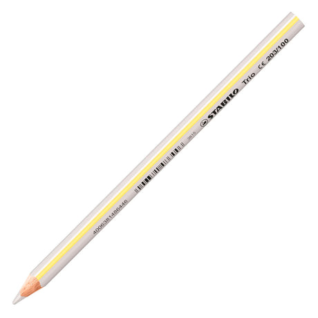 Matita colorata ergonomica spessa Trio Stabilo - bianca