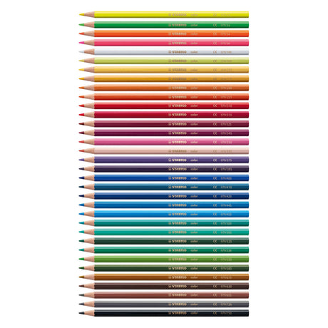 Stabilo color - matita colorata - set da 24 pezzi