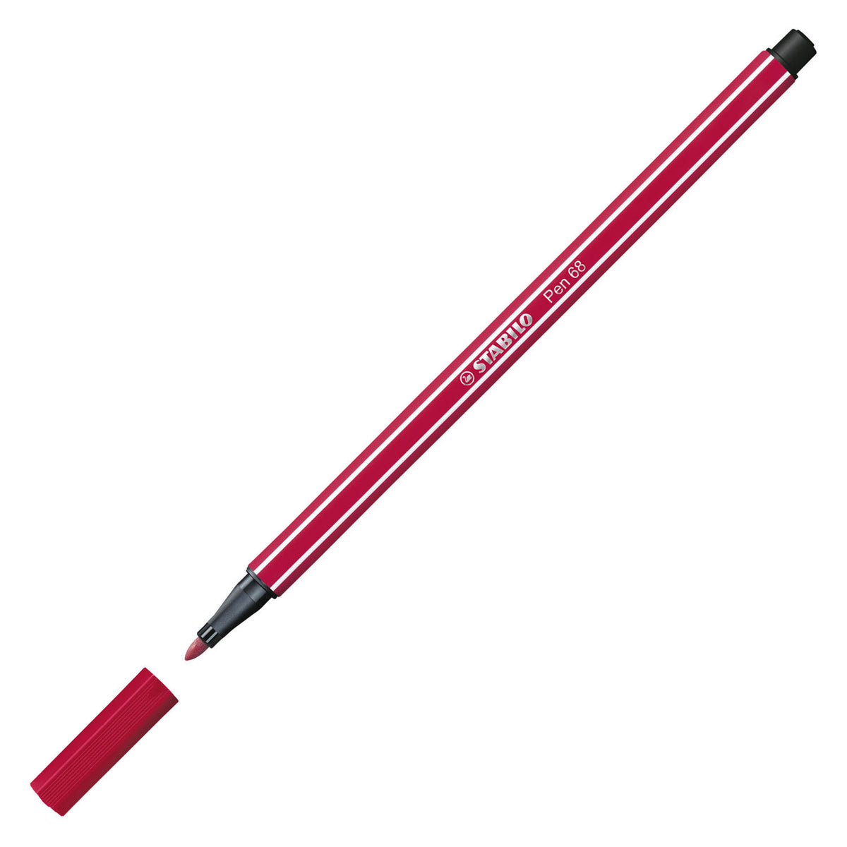 Penna Stabilo 68 - pennarello - rosso scuro (68 50)