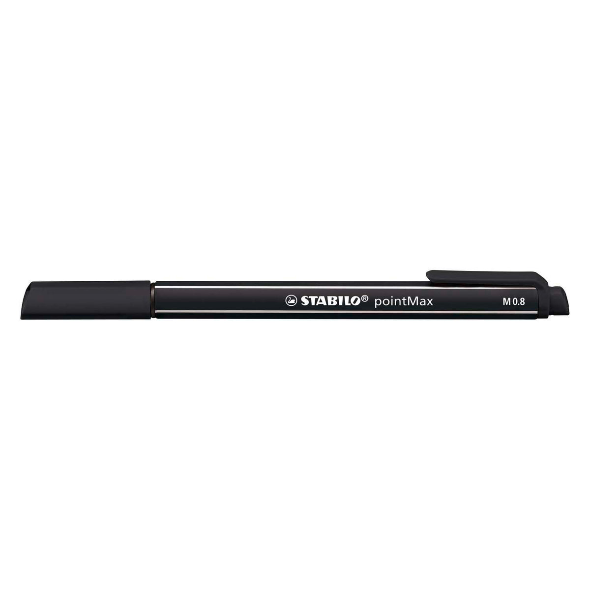 Stabilo pointmax - fineliner punta rigida - nero (488 46)