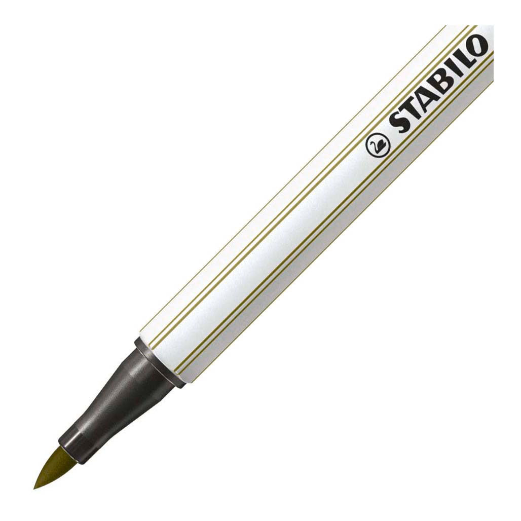 Pennello Stabilo pen 68 - pennarello - verde fango (37)