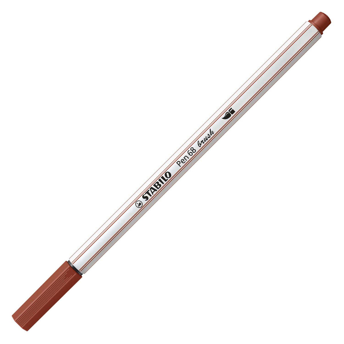 Pennello Stabilo pen 68 - pennarello - terra di Siena (75)