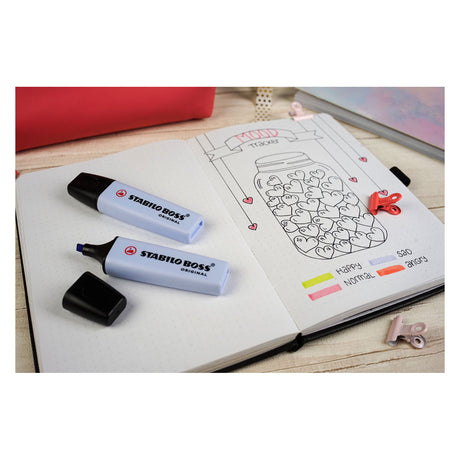 Stabilo boss original pastello - evidenziatore - set da 8 pezzi