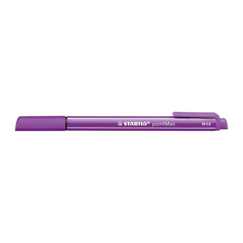 Stabilo pointmax - fineliner con punta rigida 0,8 mm - custodia artistica con 15 colori