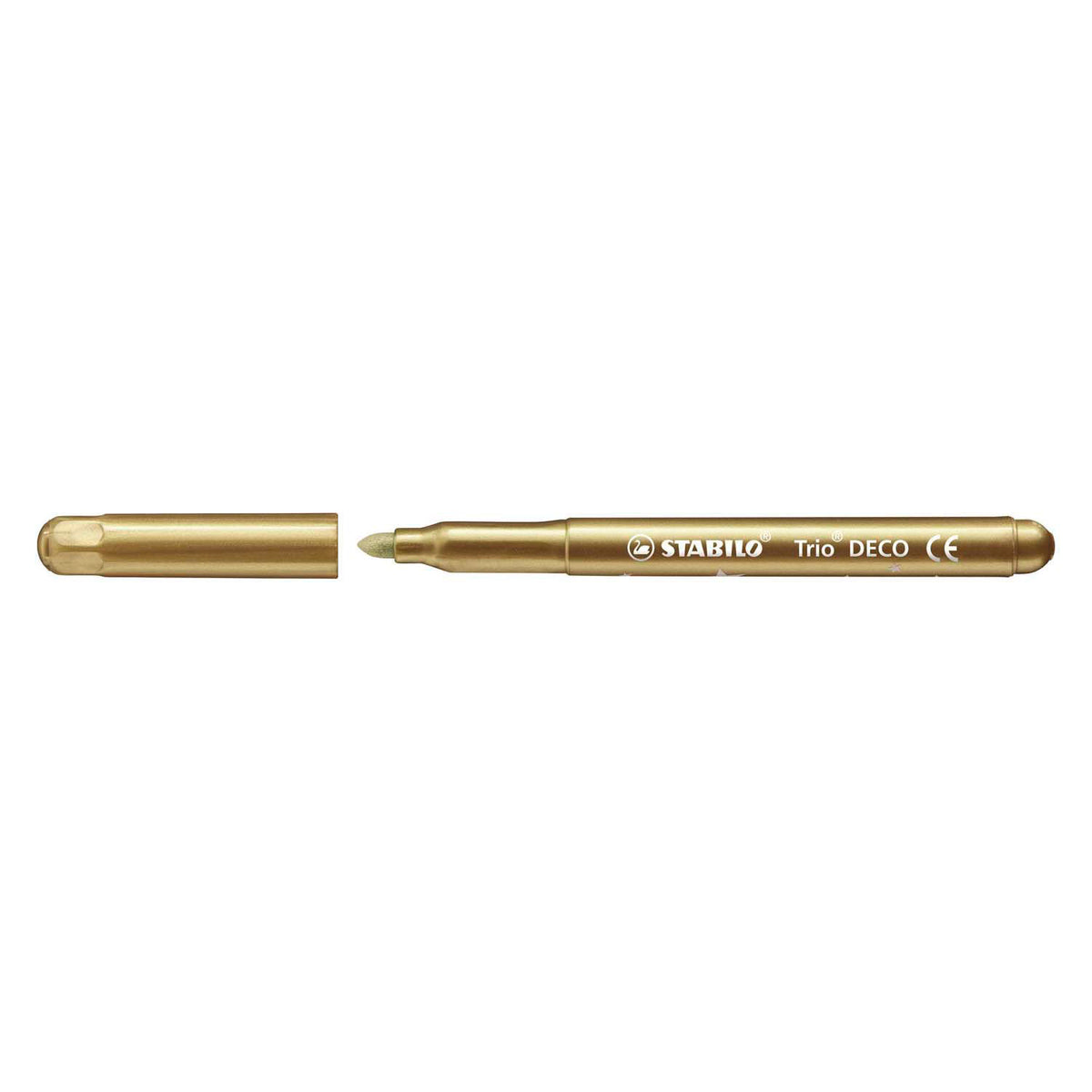Stabilo trio deco - pennarello metallico - con punta extra spessa 3,0 mm - custodia con 8 colori