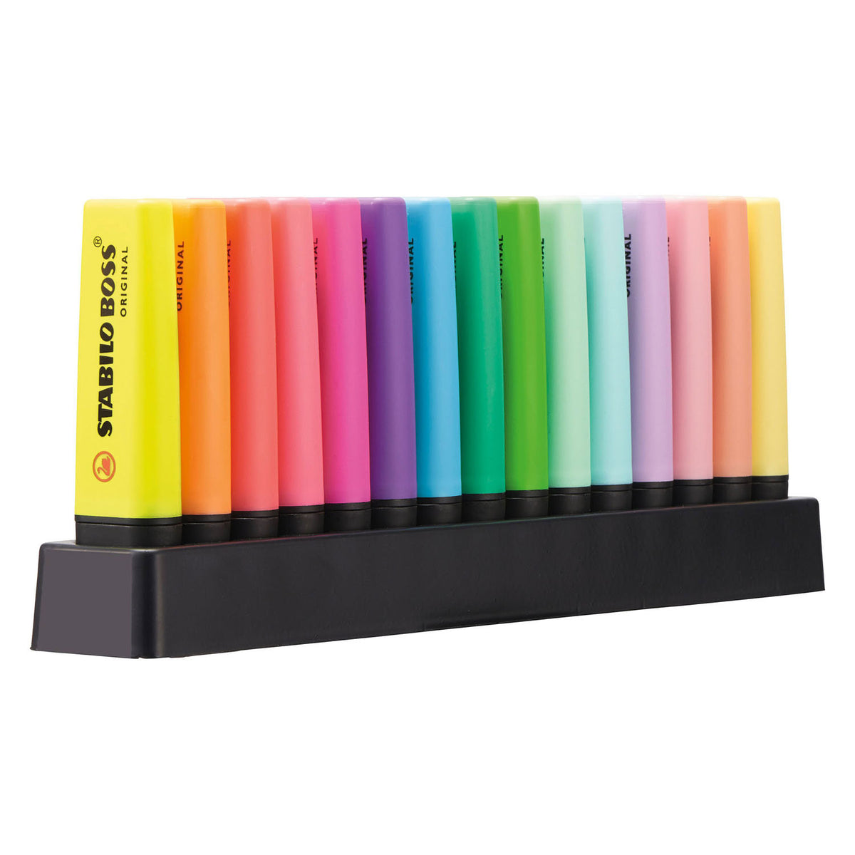 Stabilo boss original - evidenziatore - set da scrivania 15 pezzi