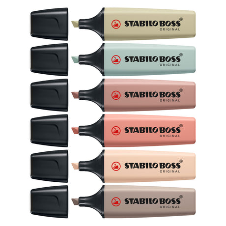 Stabilo boss originale - evidenziatore - set da 6 - naturecolors