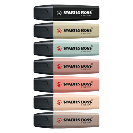 Stabolo Boss Original - Marking Marker - Set 8 pezzi - NatureColors