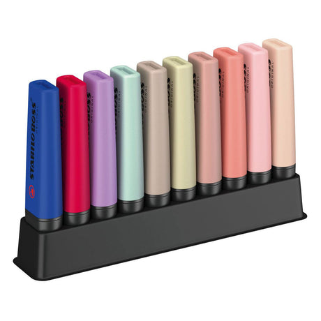 Stabilo boss original - evidenziatore - naturecolors wildflower - set da scrivania con 10 colori