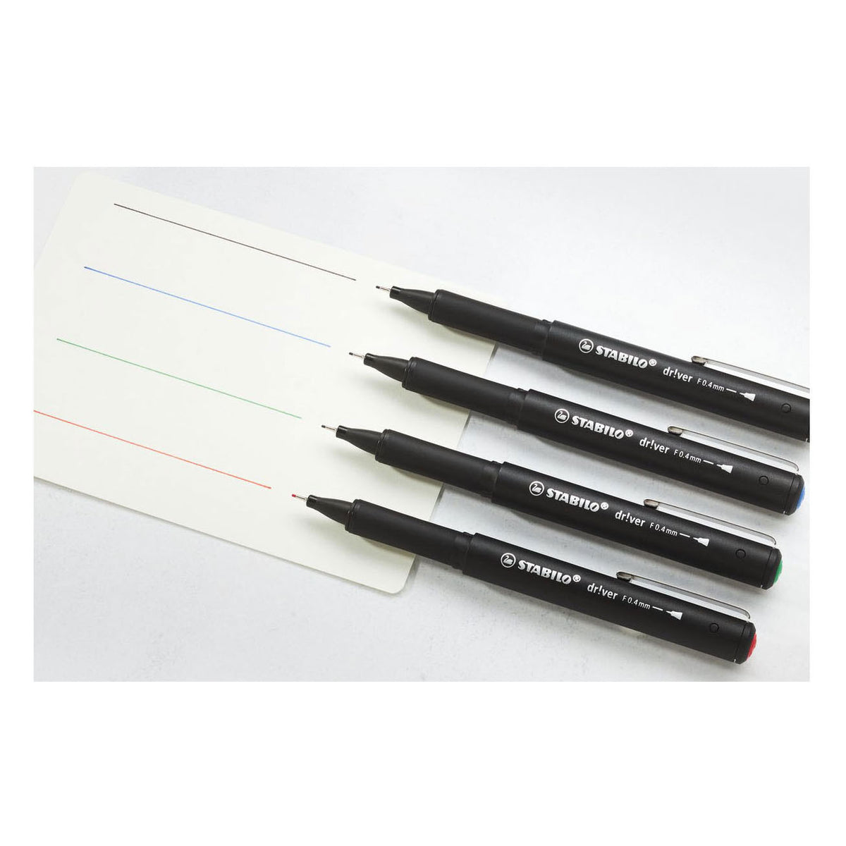 Pennarelli Stabilo dr!ver fine - 4 pz.