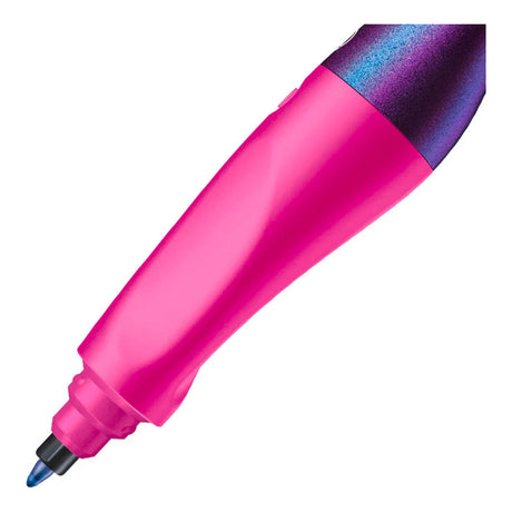 Penna a sfera per destrimani Stabilo easyoriginal olografica - viola