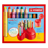 Set Stabilo Woody Experience di matite multitalento - 15 pz.