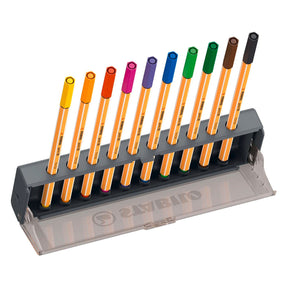 Fineliner Stabilo point 88 click set - 10 pz.