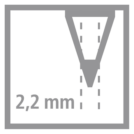 Stabilo pencil 160 hb grafietpotloden met gumtip - 6dlg.