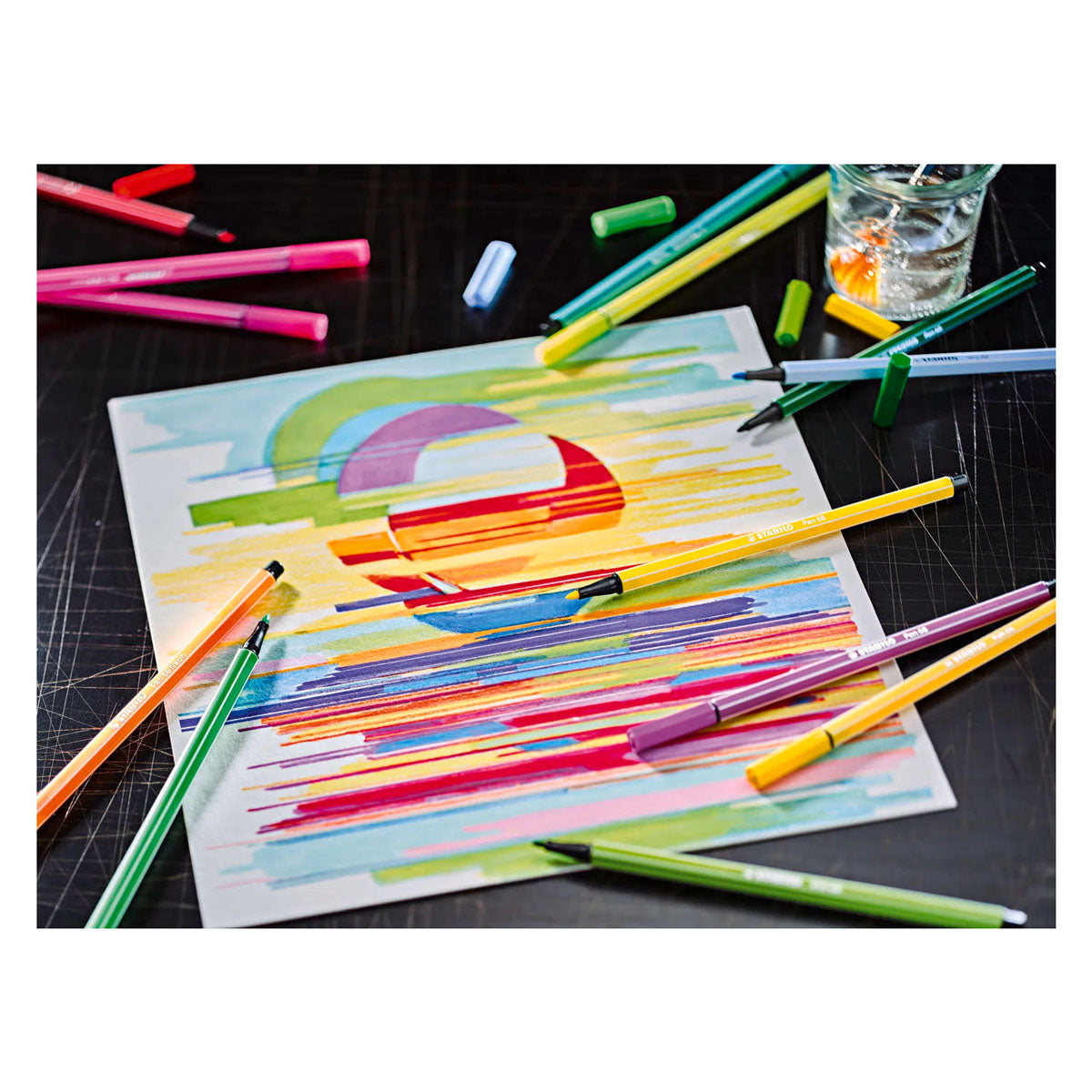 Penna Stabilo 68 pennarelli artistici - 30 pz.