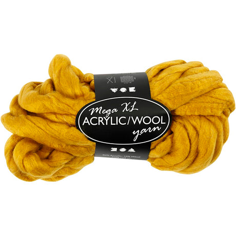 Creative Company XL filato di giallo scuro acrilico, 15m