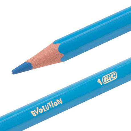 Matite colorate Bic ecolutionsevolution resina sintetica riciclata assortite 12 pezzi