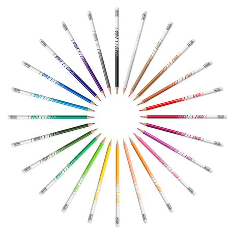 Bic Kids Illusion - Matite colorate - Bambini e Adulti - Colori diversi - Matita - 24 pezzi