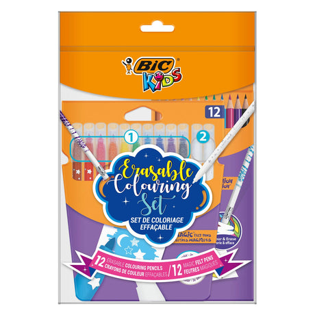 Pennarelli magici e matite colorate Bic Kids, 24 pz.