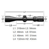 Cannocchiale da puntamento tattico Vortex Diamondback 4-12x40
