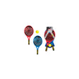 Toi-toys adrenix set beach tennis 3 pezzi