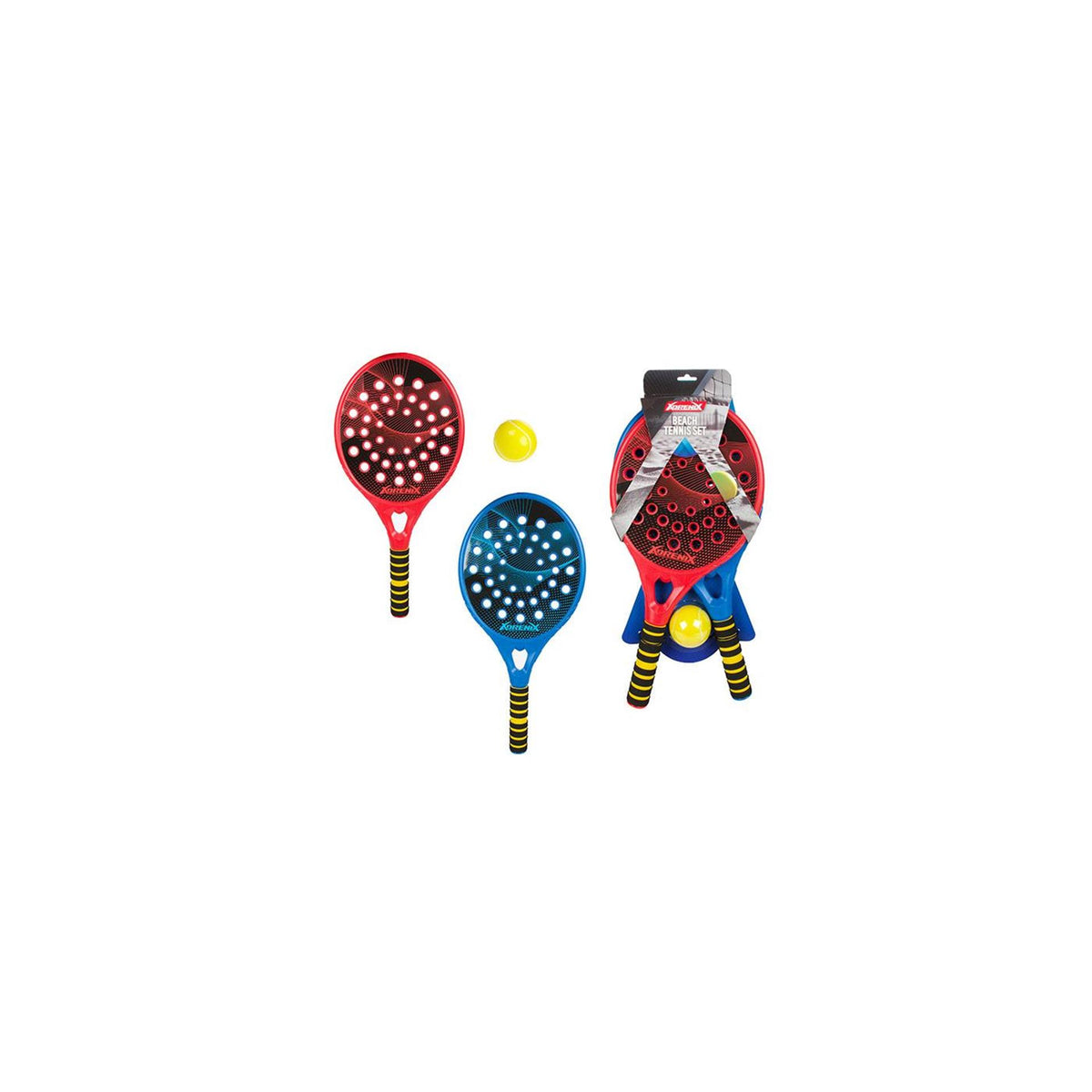 Toi-toys adrenix set beach tennis 3 pezzi