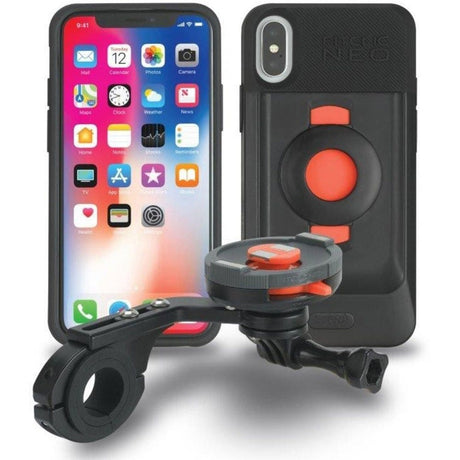 Custodia per telefono sportivo Abi Tigra FitClick Neo Bike Kit Forward per iPhone X
