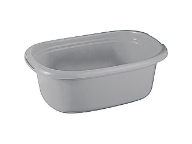 Cesto portabiancheria Sunware Basic 25 litri argento 55x38x23 cm plastica