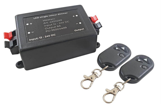 Led dimmer 8a met afstandsbediening