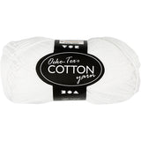 Azienda creativa https: www.cchobby.nl filato di cotone misura-8-4-l-170-m-ago-3-3-5-bianco-50-gr-1-gomitolo