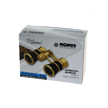 Konus Theater Viewer Opera-45 3x25 oro nero