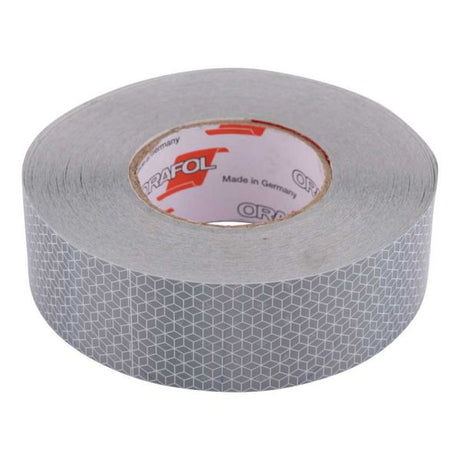 Nastro riflettente 50 mtr bianco