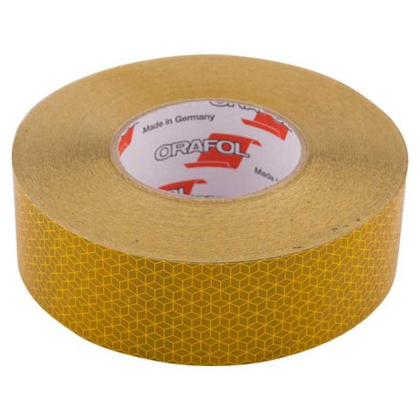 Nastro riflettente 50 mtr giallo