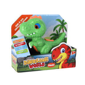 Dino con luci e suoni e funzione di risposta