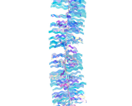 Decoris lametta Ghirlanda per albero di Natale iridescente lametta dia7x270cm plastica