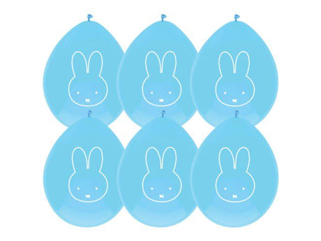 Palloncini Haza Miffy ragazzo 30 cm 6 pezzi