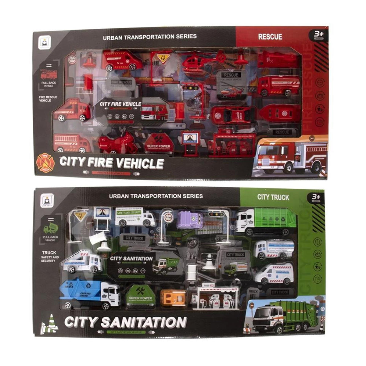 Set di auto da 18 pezzi