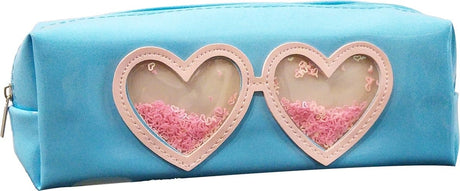 Astuccio Jim Jam con cuori, astuccio per penne, 1 scomparto con 1 cerniera