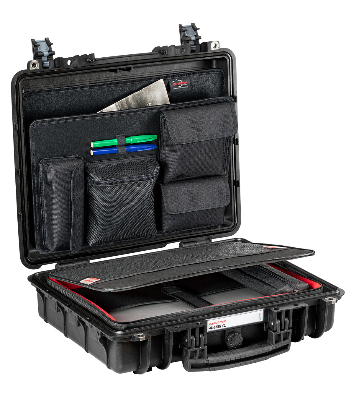 Custode Explorer 4412HL VADUCA NERA con borsa per laptop