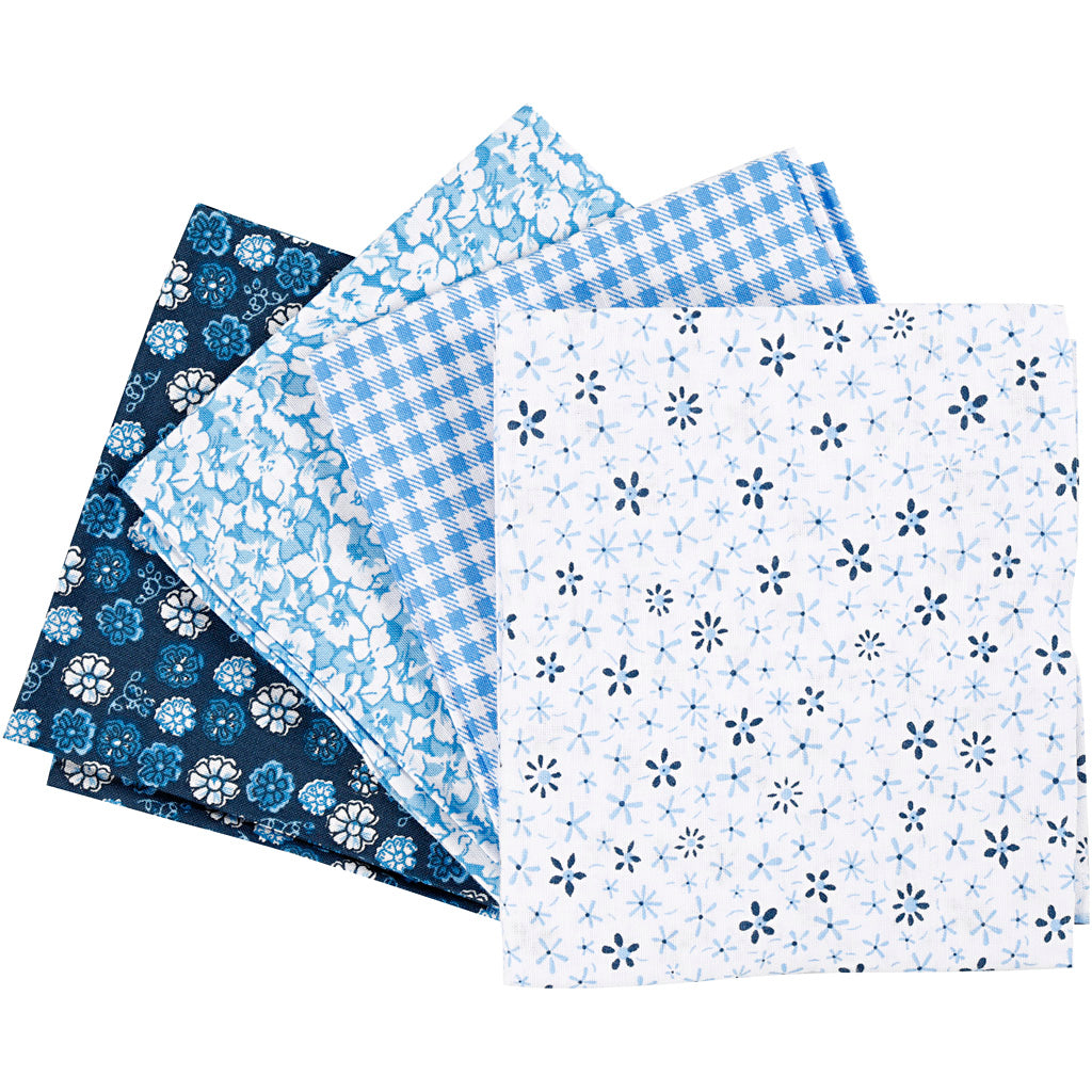 Azienda creativa https: www.cchobby.nl tessuto-patchwork-taglia-45x55-cm-100-gr-blu-4-pezzi-1-palla