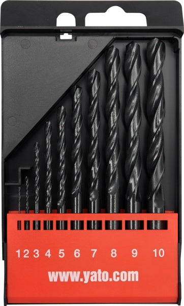 Yato metaalboor hss kpl.10szt. 1-10mm 4461